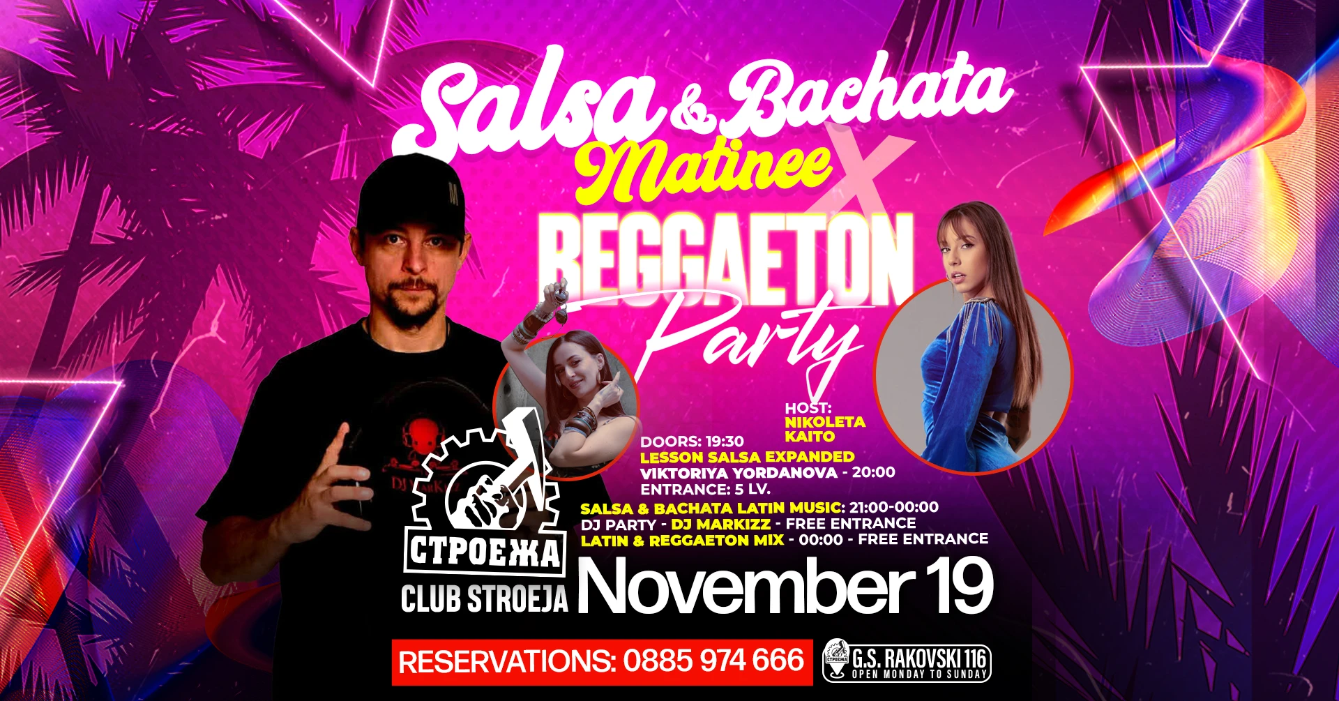 SALSA Y BACHATA MATINEE X REGGAETON PARTY