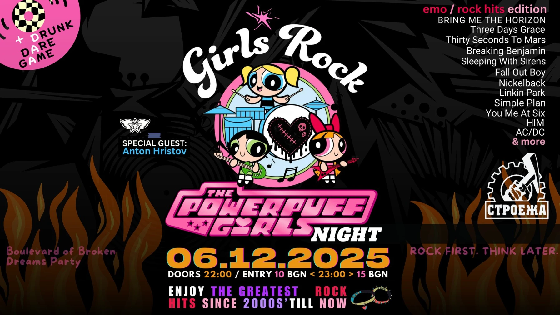 Powerpuff Girls Emo/Rock edition