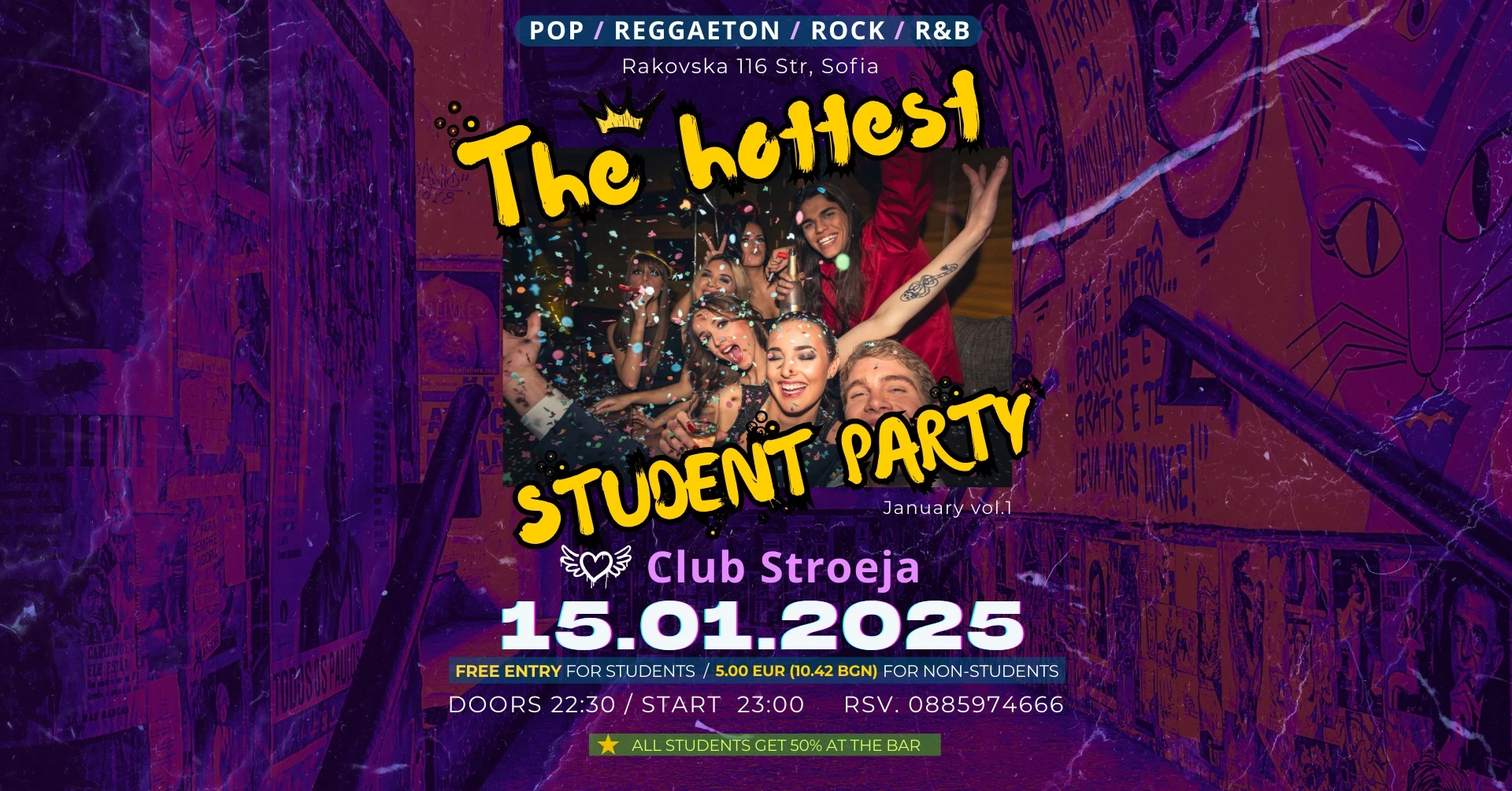 THE HOTTEST STUDENT PARTY