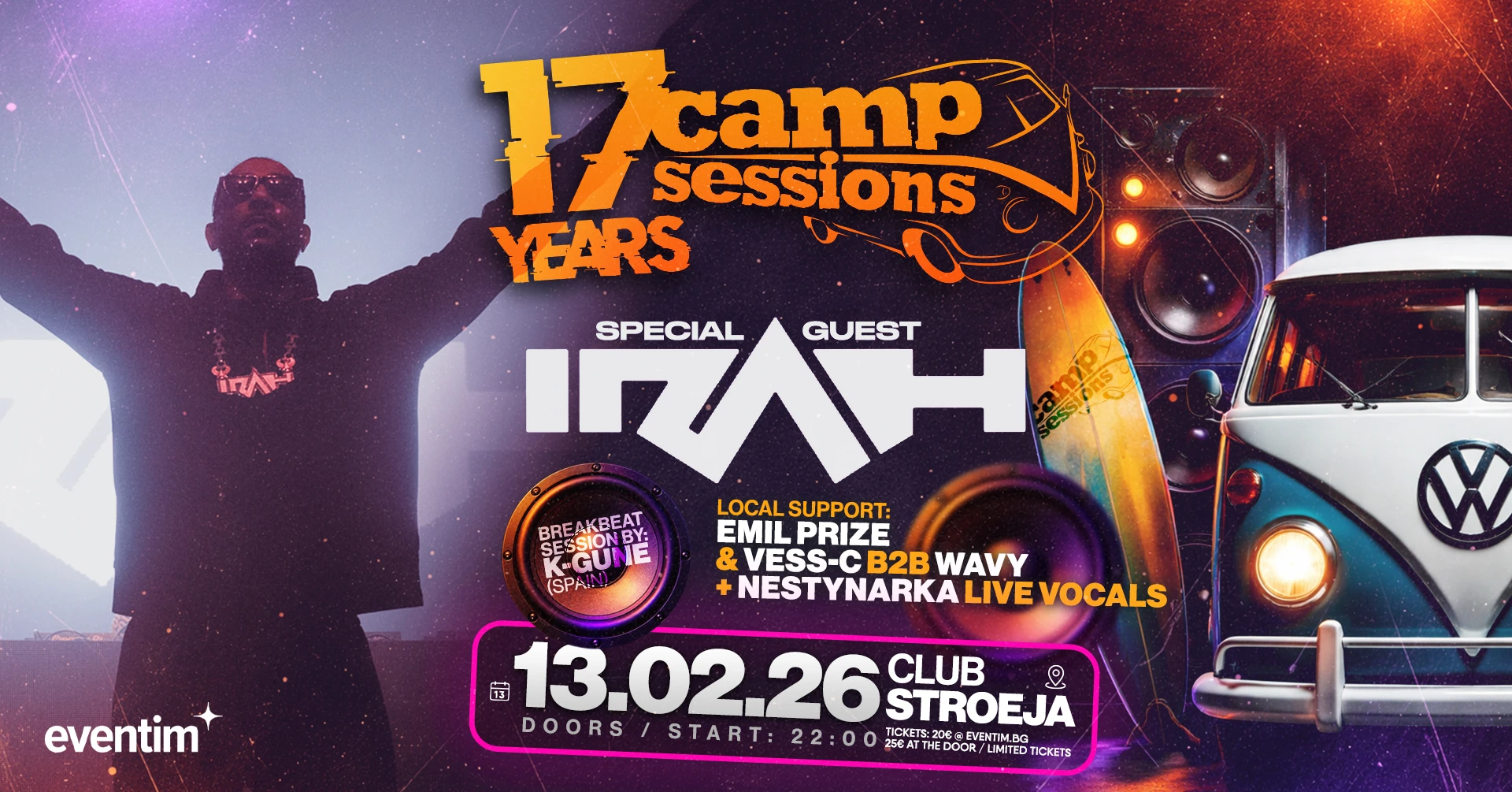17 YEARS CAMP SESSIONS with IRAH (UK)