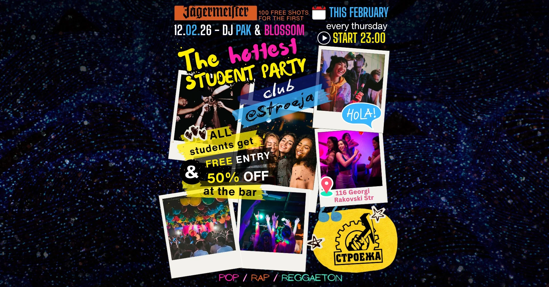 The hottest student party