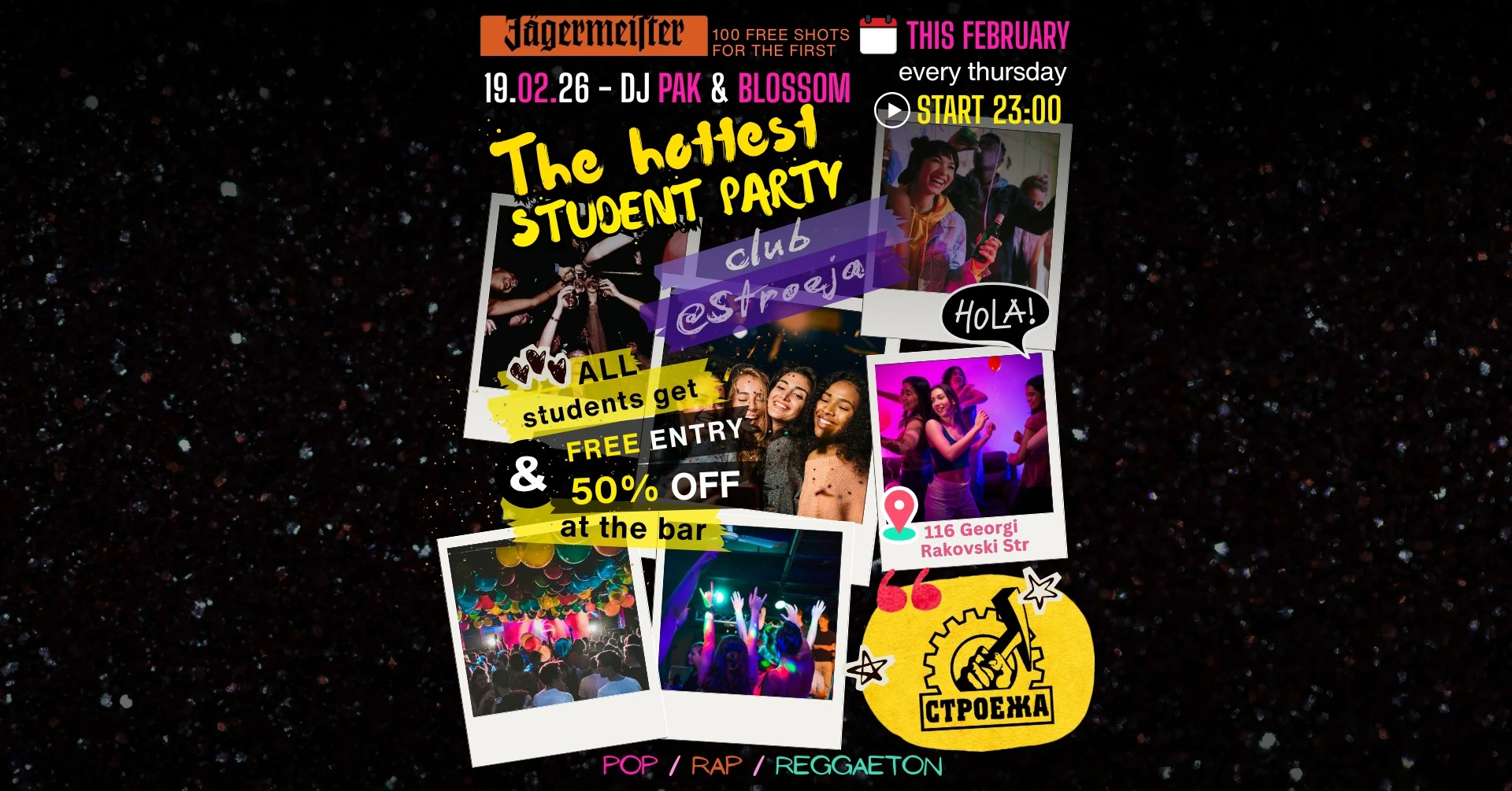 The hottest student party