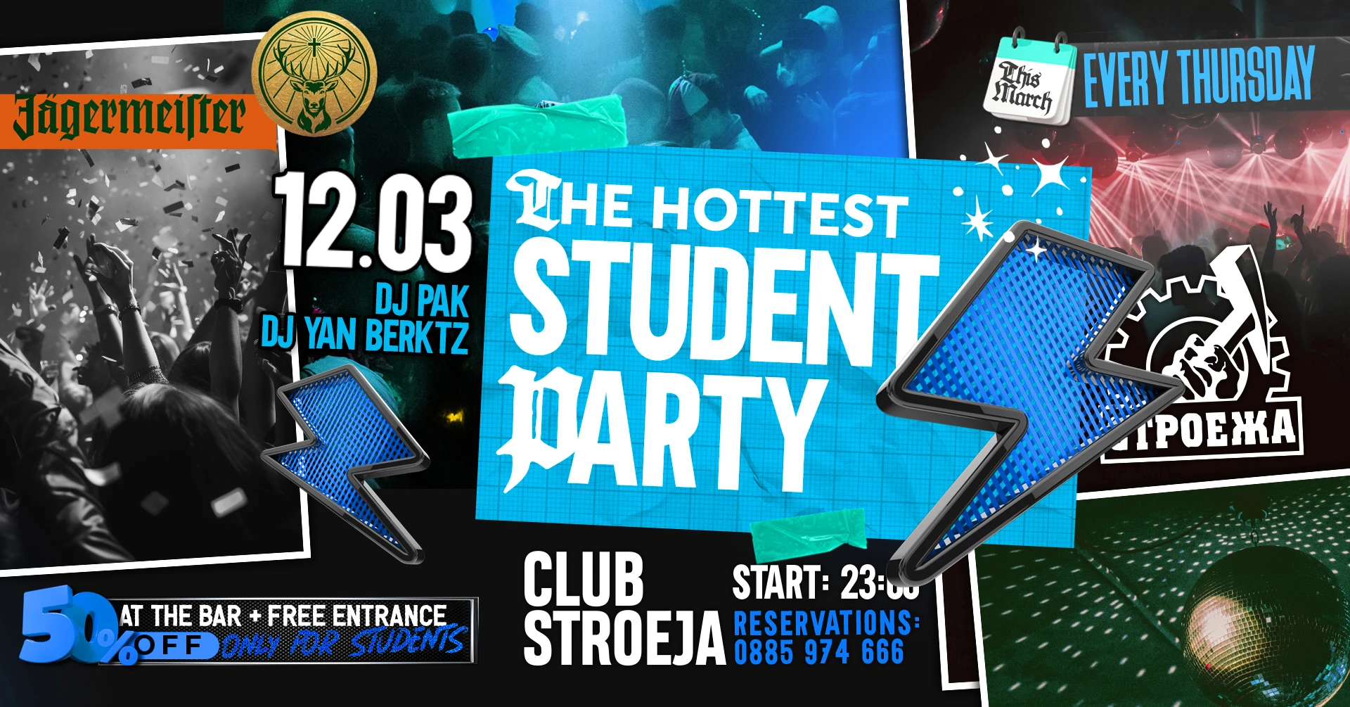 The hottest student party