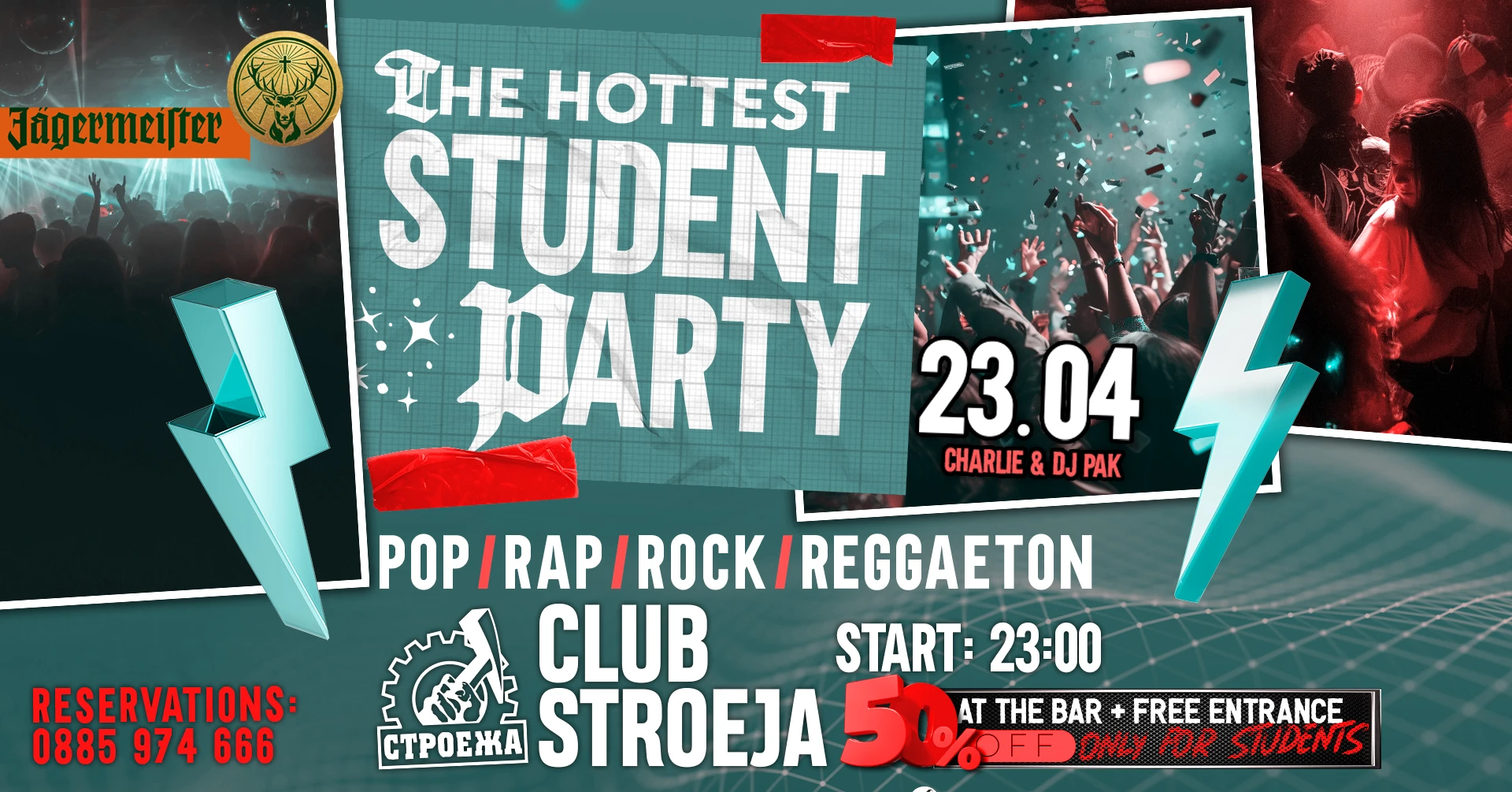 THE HOTTEST STUDENT PARTY