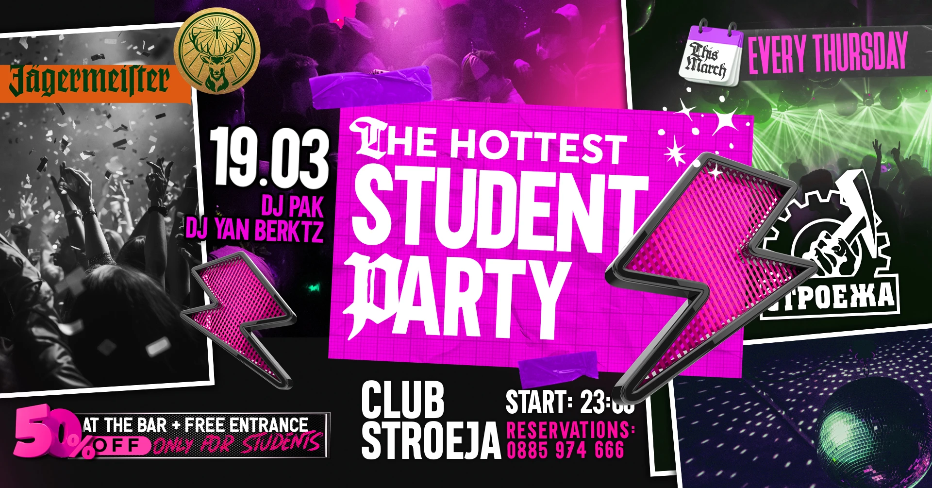 The hottest student party